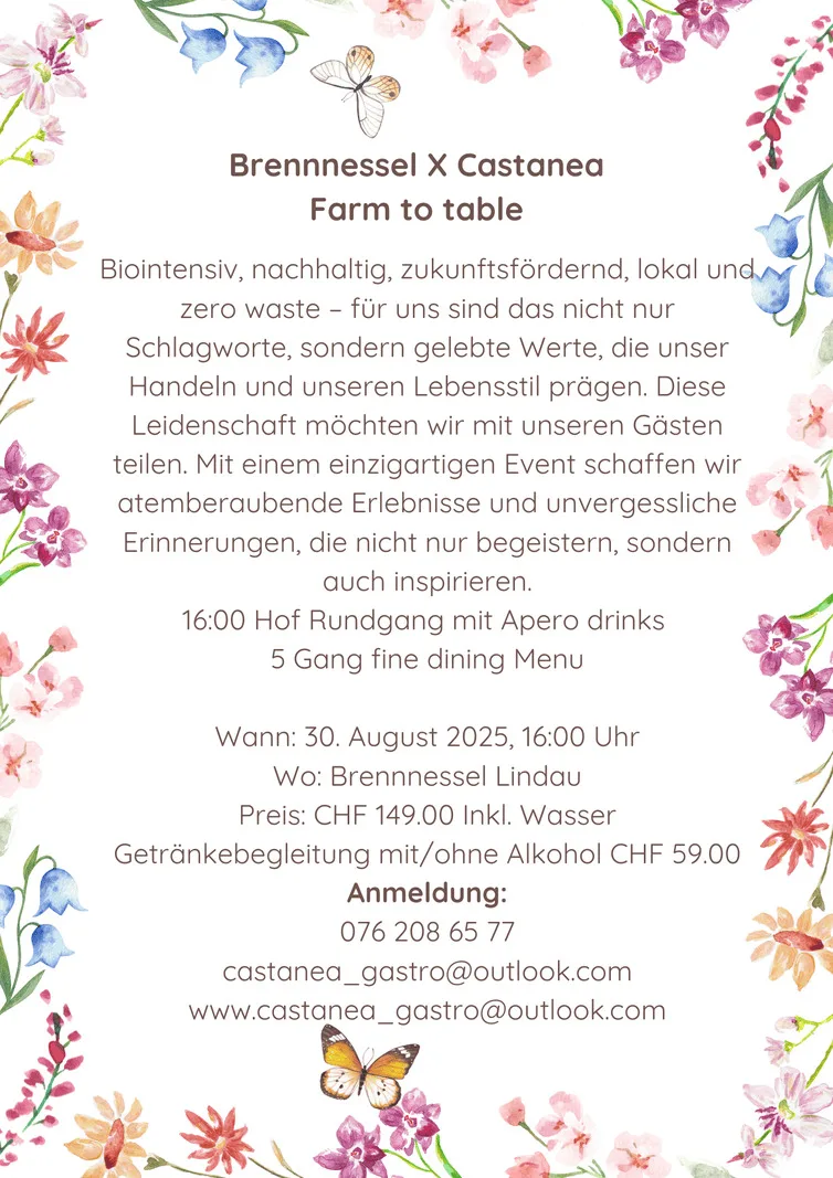 Man sieht eine Einladungskarte.